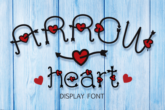 Arrow Heart Font for Editorial Design