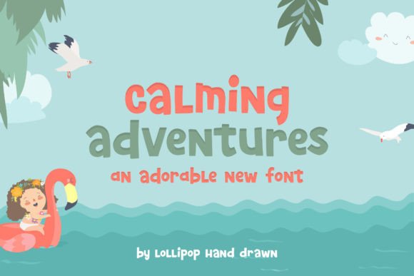 Calming Adventures Font: A Web Designer’s Layout Test