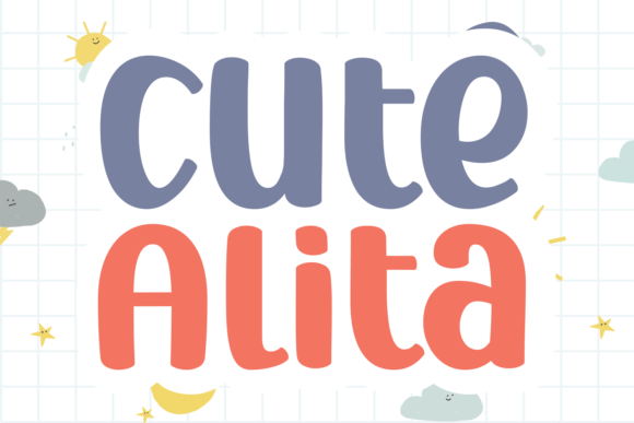 Cute Alita Font: Cheerful Typography for Kid-Friendly Crafts