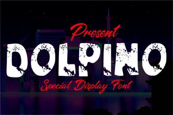 Dolpino Font Review: Grunge Display Type for Campaigns