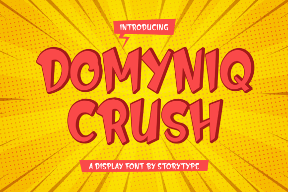 Domyniq Crush: A Display Font for Editorial Design