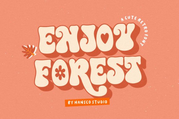 Enjoy Forest Font: A Retro Serif for Editorial Design