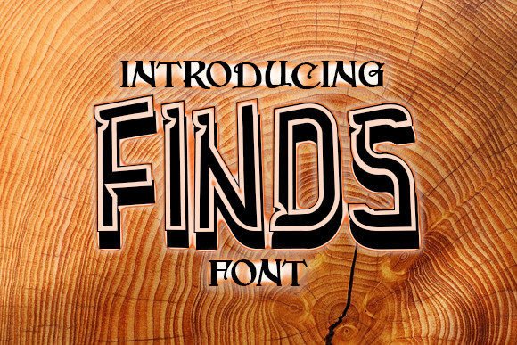 Finds Font Review: A 3D Typeface for Campaign Visuals