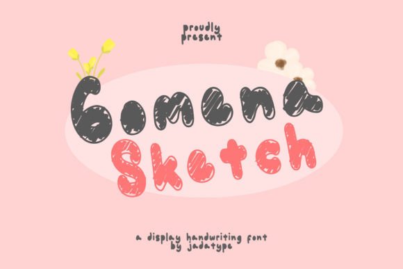 Gomena Sketch Font: Playful Display Type for Campaigns