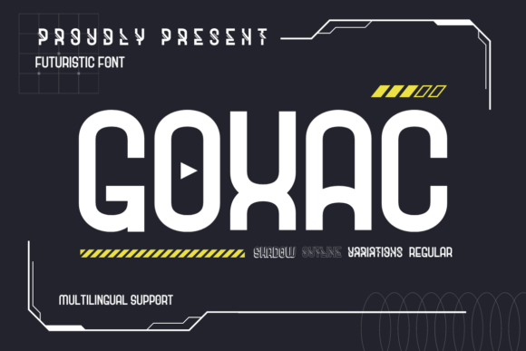 Goxac Font Review: A Futuristic Display Typeface for Modern Branding