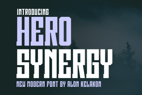 Hero Synergy Font Review: A Masculine Display Typeface