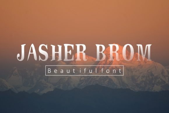 Jasher Brom Font: Elevate Handmade Crafts & Products