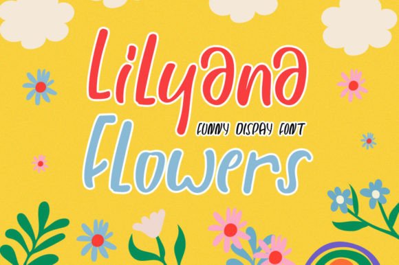 Lilyana Flowers Font for Editorial Design