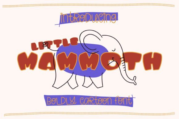 Little Mammoth Font: A Playful Typeface for Branding