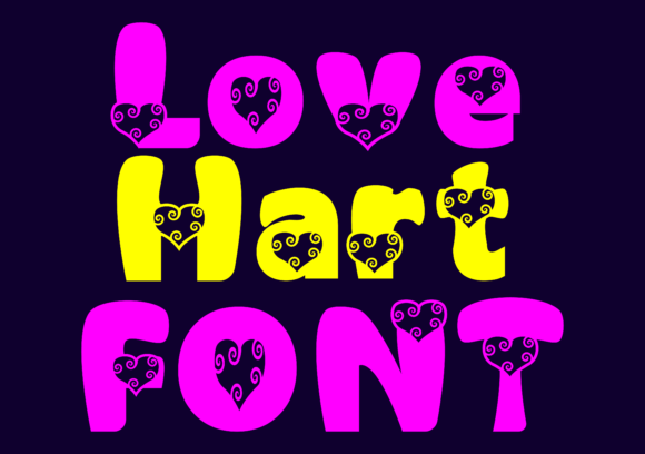 Love Hart Font: Playful Display Type for Digital Campaigns