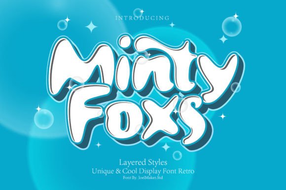 Minty Foxs Font: Bold Typography for Digital Campaigns