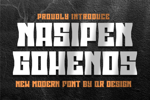 Nasipen Gohenos Font: A Display Typeface for Bold Campaigns