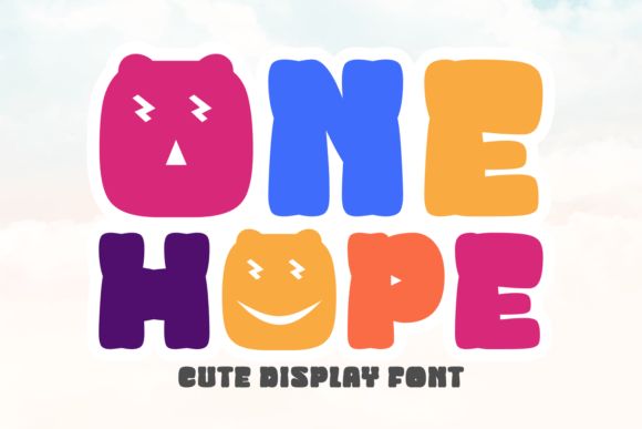 One Hope Font: Adding Playful Display Type to Web Layouts