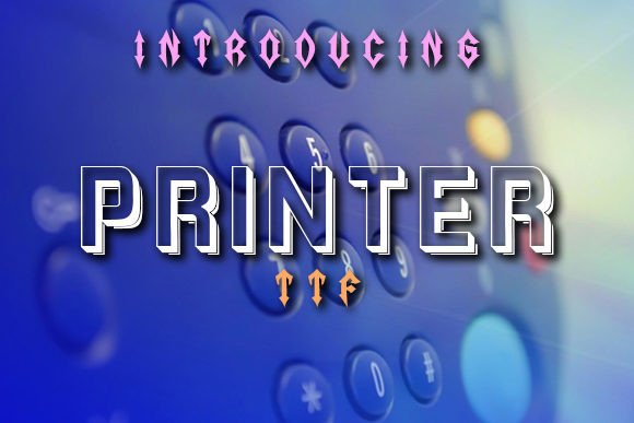 Printer Font Review: A Squarish Typeface for Web Design