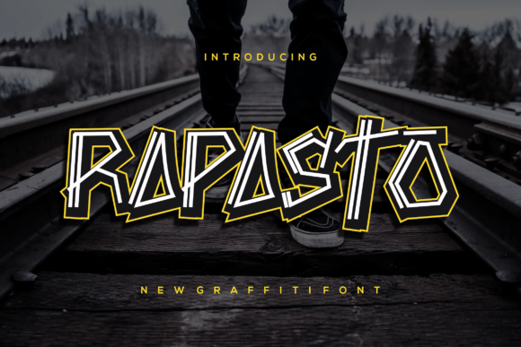 Rapasto Font: Bold Display Type for Handmade Labels
