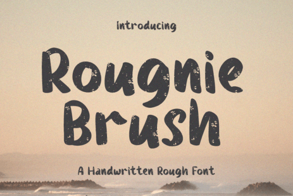 Rougnie Brush Font: A Modern Display Typeface Review