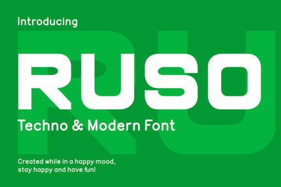Ruso Font: Modern Display Typography for Editorial Design