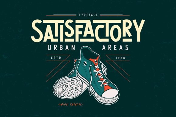 Satisfactory Font: Vintage Charm for Handmade Labels