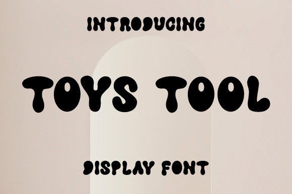 Toys Tool Font: Playful Balloon Typography for Crafts