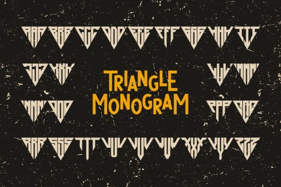 Triangle Monogram Font: A Web Designer’s Layout Review