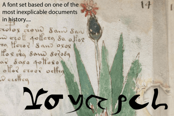 Voynich - Hollow Font for Eerie Web Design