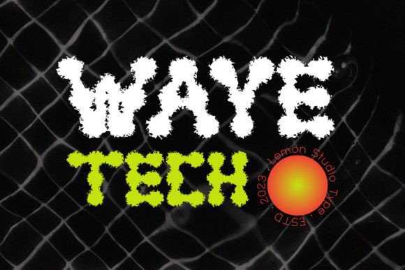 Waye Tech Font Review for Editorial Design